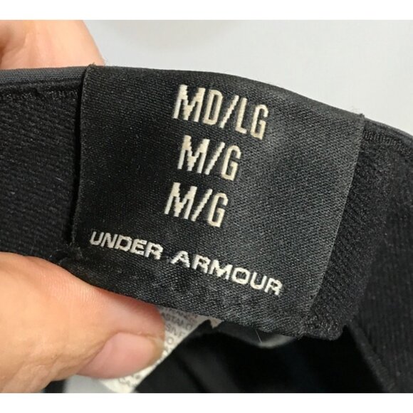 Under Armour Baseball Cap Hat Blue Teal & Dark Gray Md/Lg Stretch Fit - Picture 10 of 11